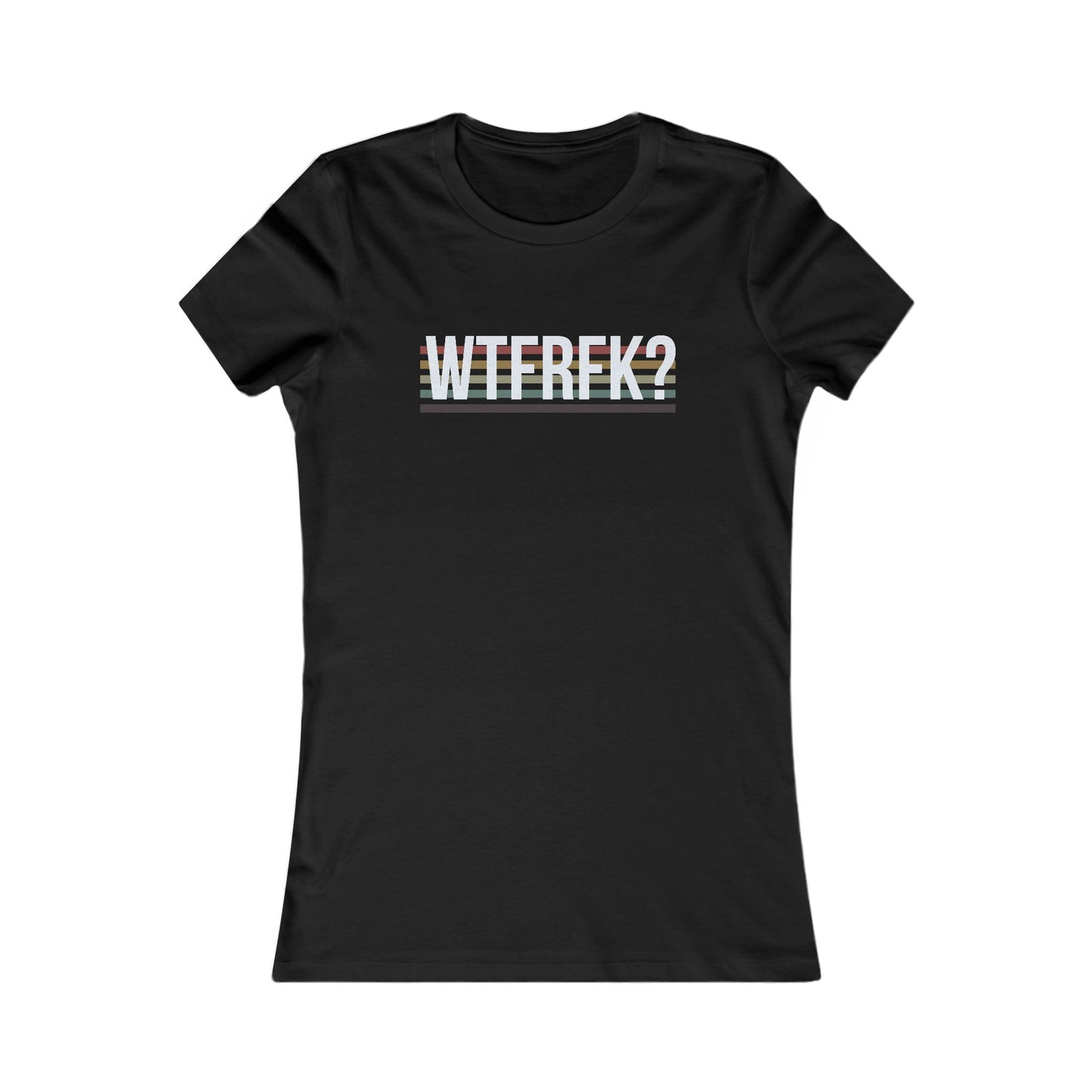 WTF RFK? Fitted T-Shirt for those who do not support the anti-vax agenda