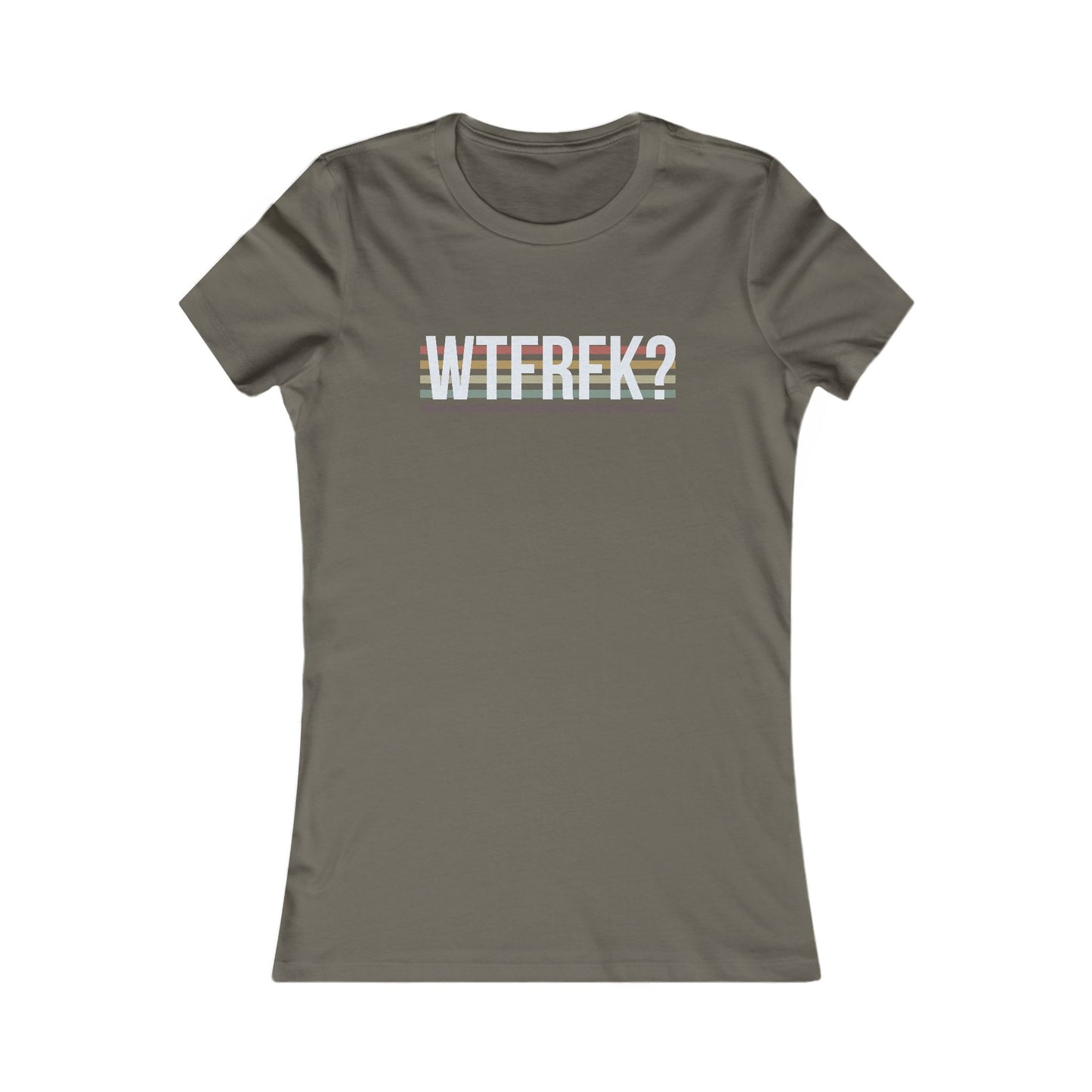 WTF RFK? Fitted T-Shirt for those who do not support the anti-vax agenda