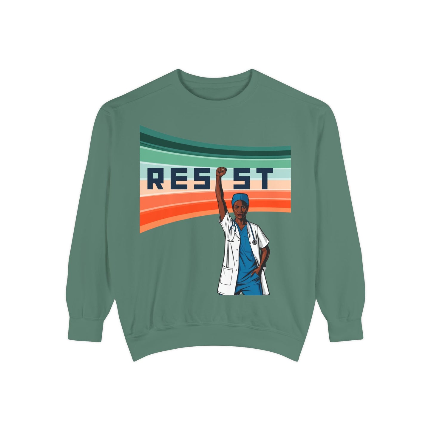 Unisex Resist Graphic Sweatshirt - Empower Your Voice