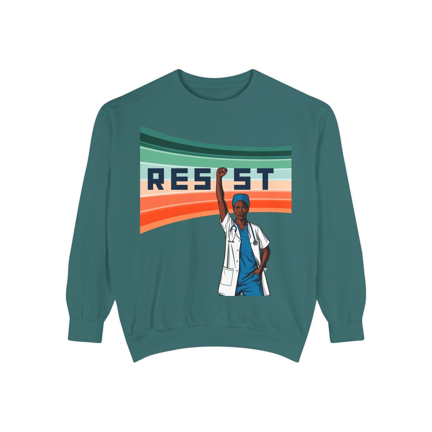 Unisex Resist Graphic Sweatshirt - Empower Your Voice