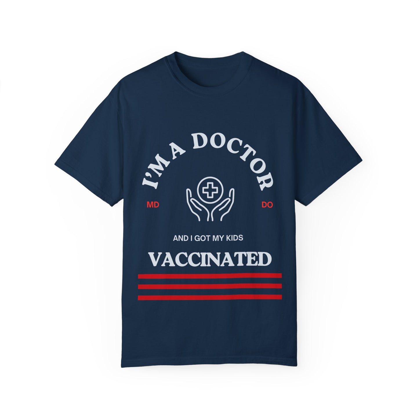 Doctors Kids Are Vaccinated Unisex T-Shirt: Kids Vaccinated Research Design