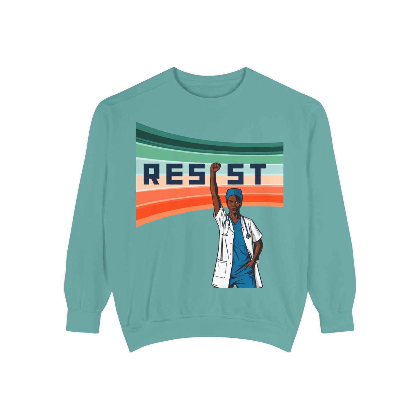 Unisex Resist Graphic Sweatshirt - Empower Your Voice