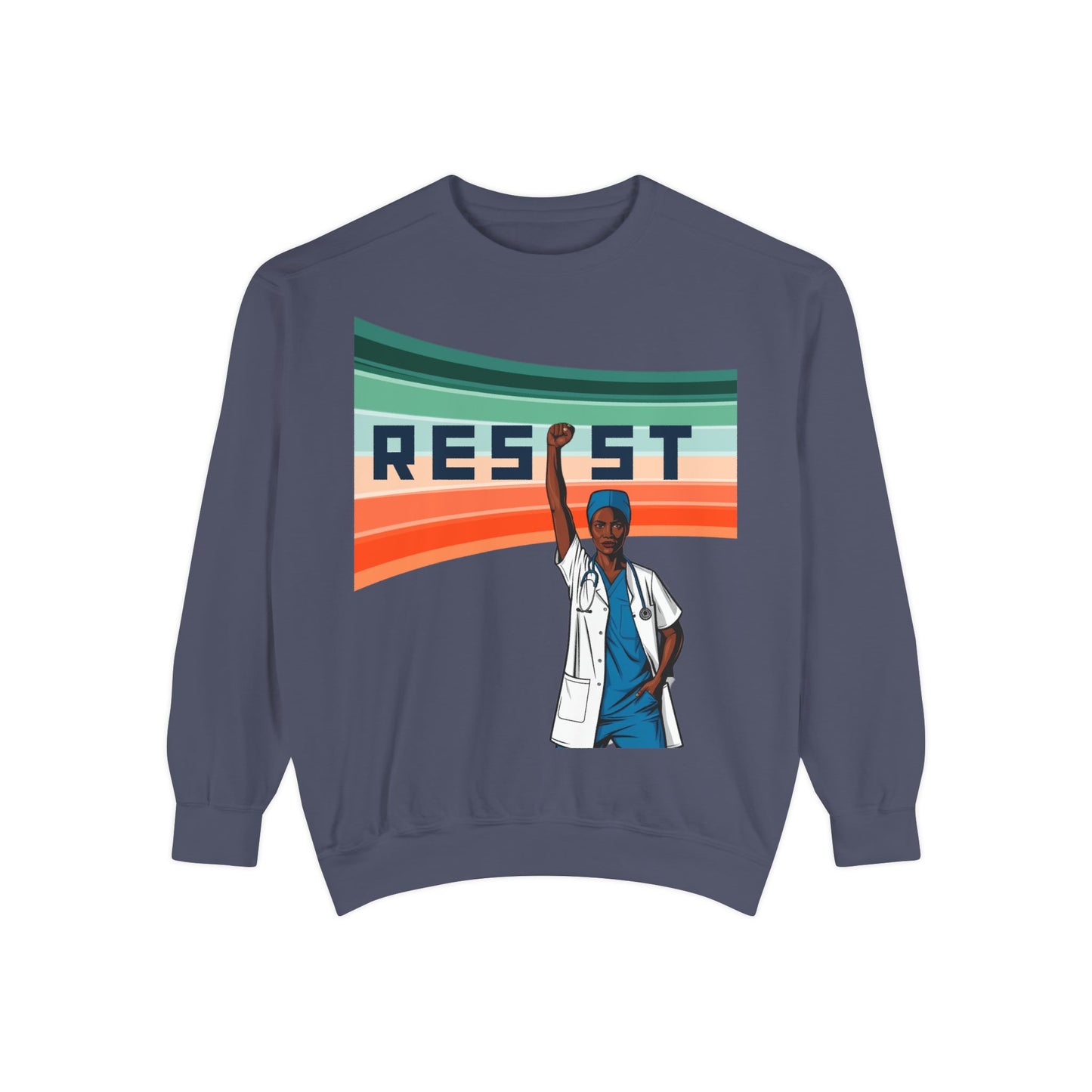 Unisex Resist Graphic Sweatshirt - Empower Your Voice