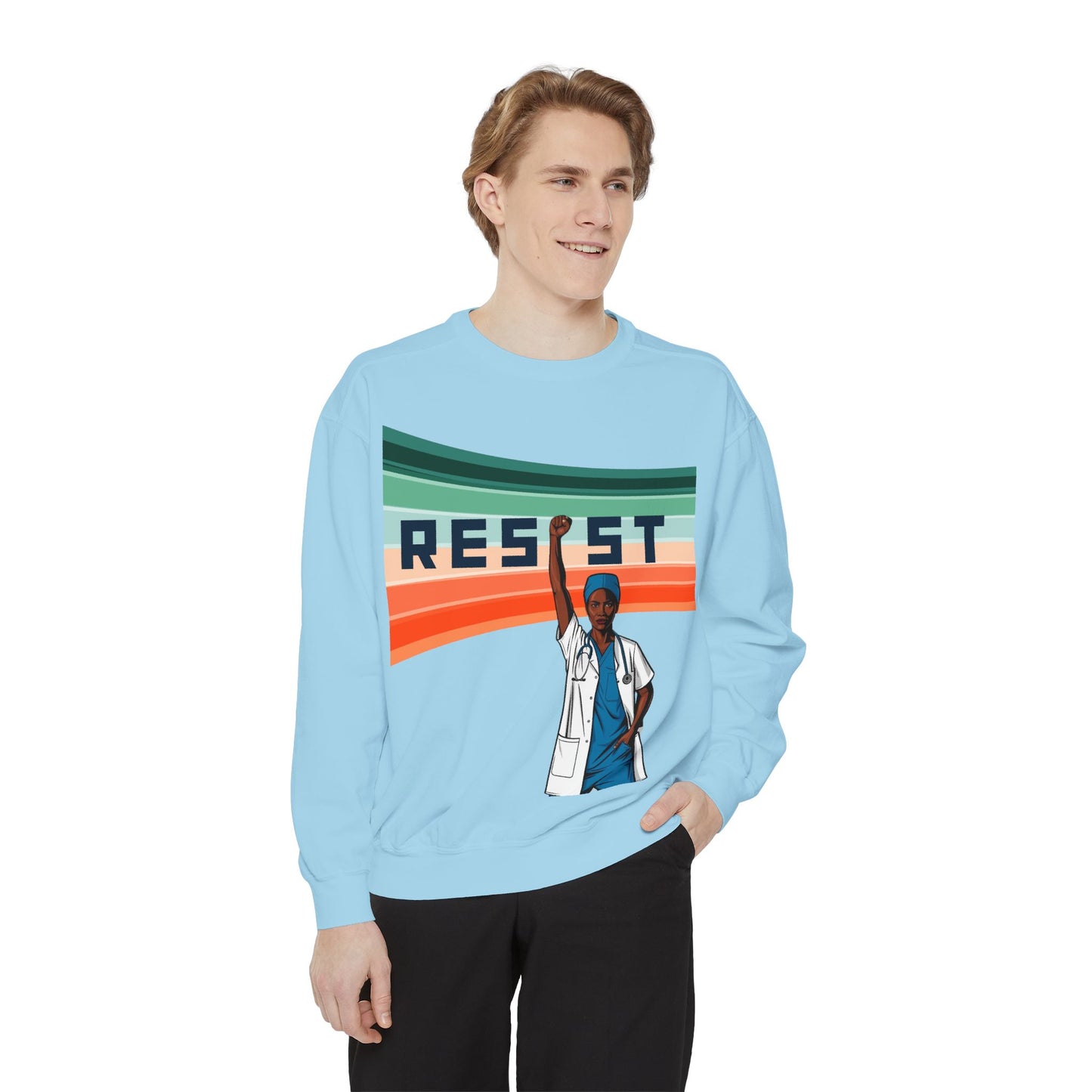 Unisex Resist Graphic Sweatshirt - Empower Your Voice