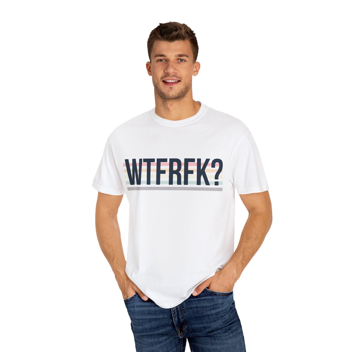 WTF RFK T-shirt - Unisex Garment-Dyed Tee