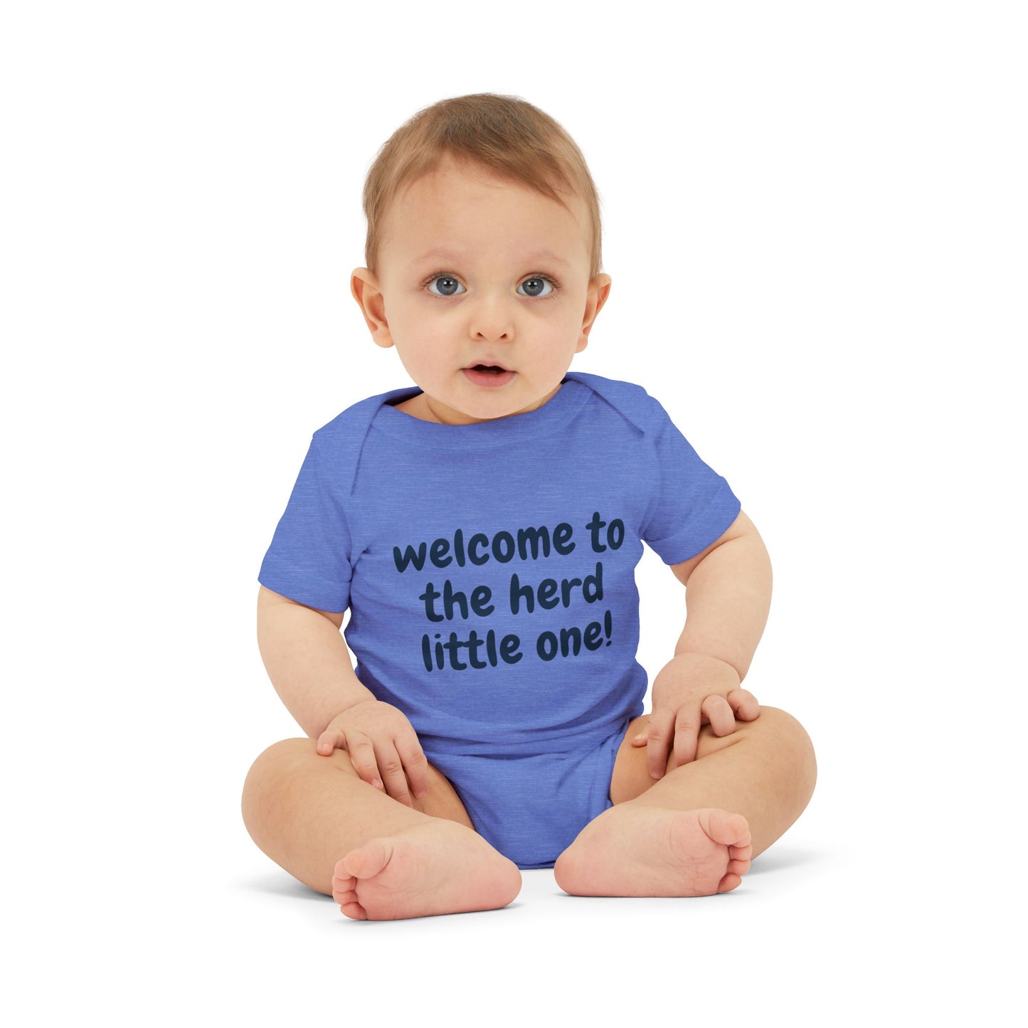 Cute Infant Jersey One Piece - 'Welcome to the Herd Little One!' & '2025... It's a Good Year to be Vaccinated'