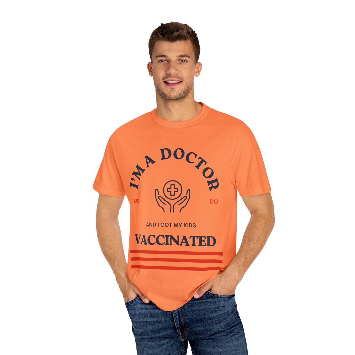 Doctors Kids Are Vaccinated Unisex T-Shirt: Kids Vaccinated Research Design