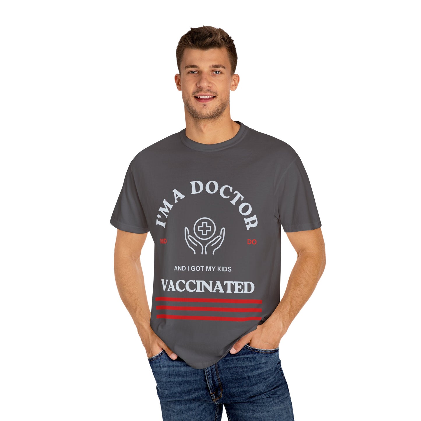 Doctors Kids Are Vaccinated Unisex T-Shirt: Kids Vaccinated Research Design