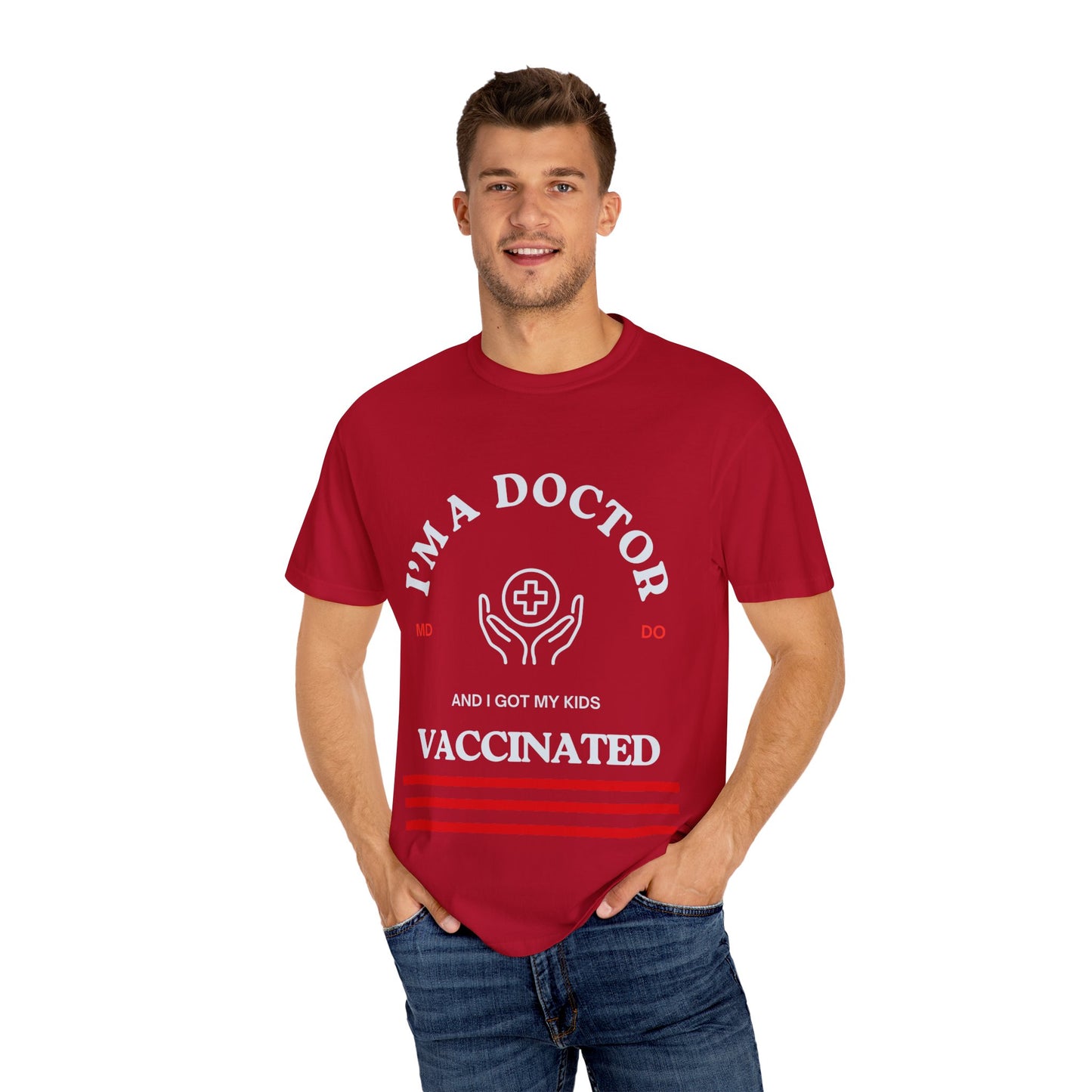 Doctors Kids Are Vaccinated Unisex T-Shirt: Kids Vaccinated Research Design