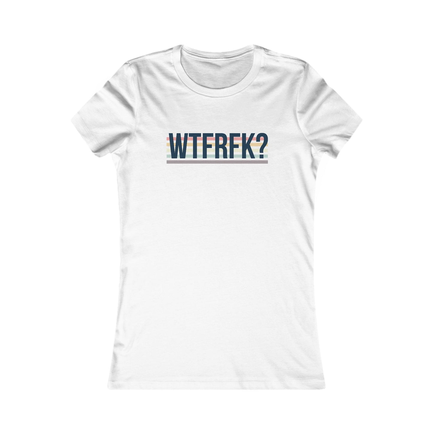 WTF RFK? Fitted T-Shirt for those who do not support the anti-vax agenda