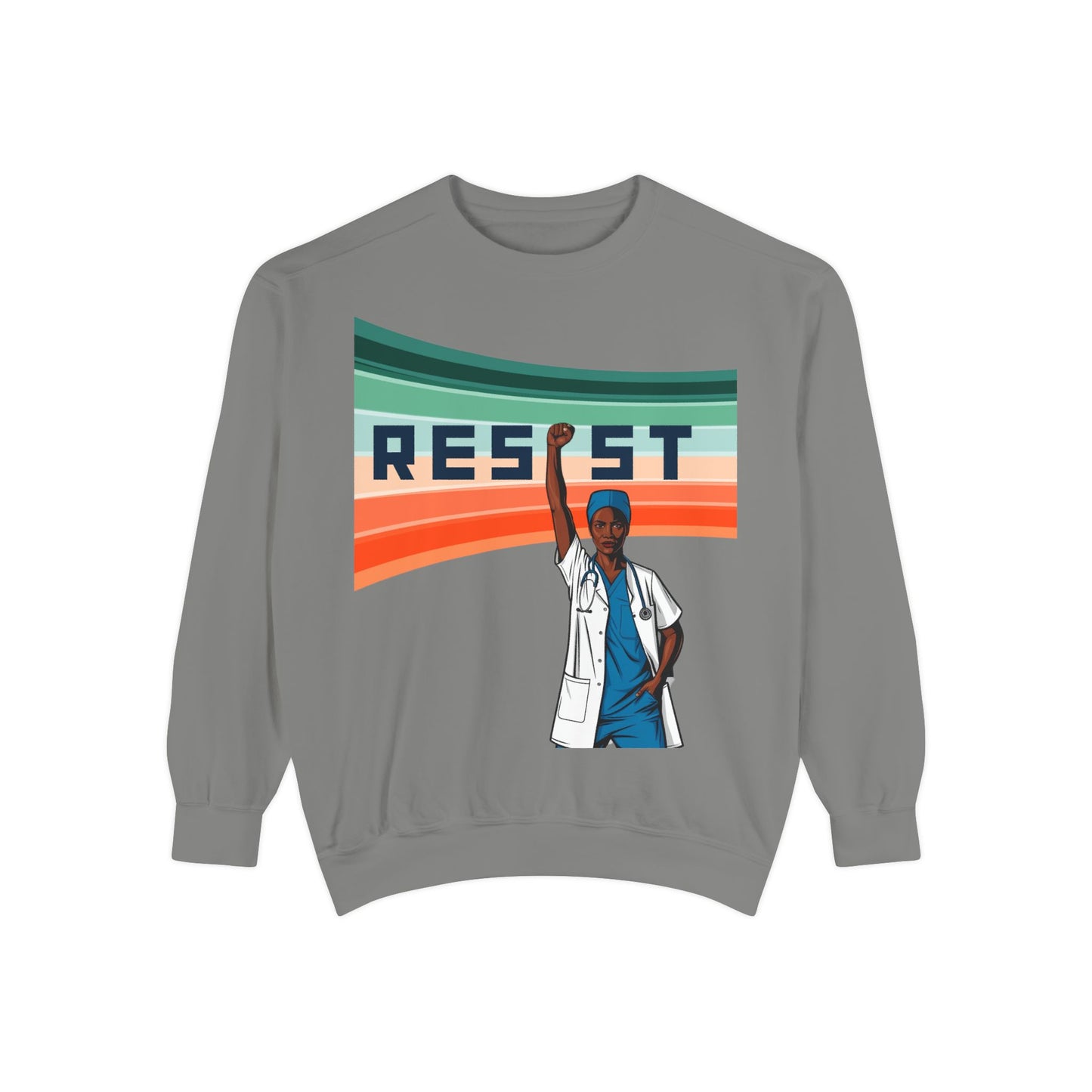 Unisex Resist Graphic Sweatshirt - Empower Your Voice