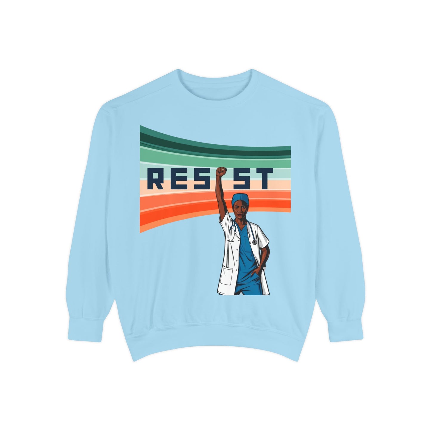 Unisex Resist Graphic Sweatshirt - Empower Your Voice