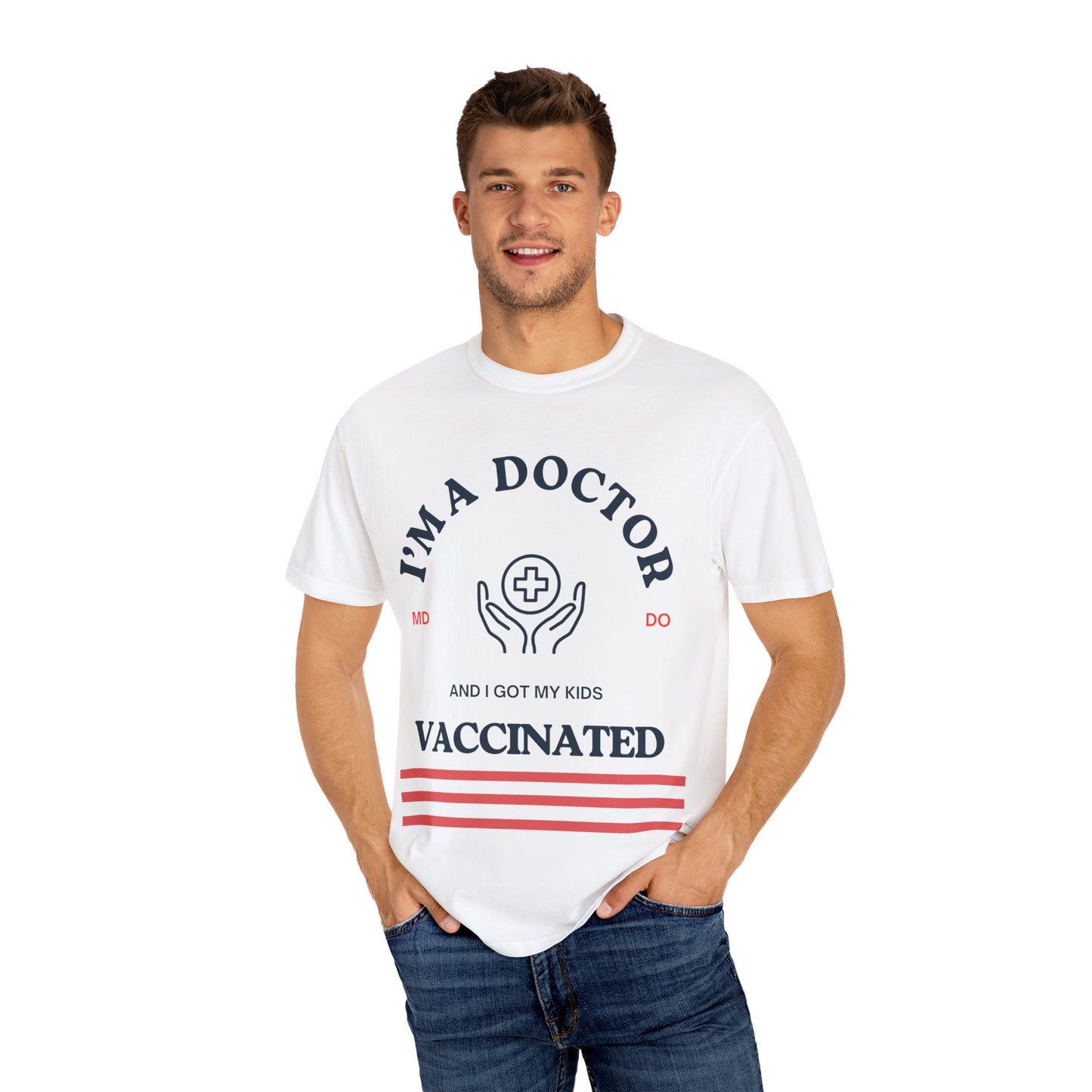 Doctors Kids Are Vaccinated Unisex T-Shirt: Kids Vaccinated Research Design